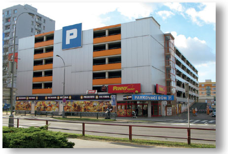 d - car park for visitors of the pardubice regional authority