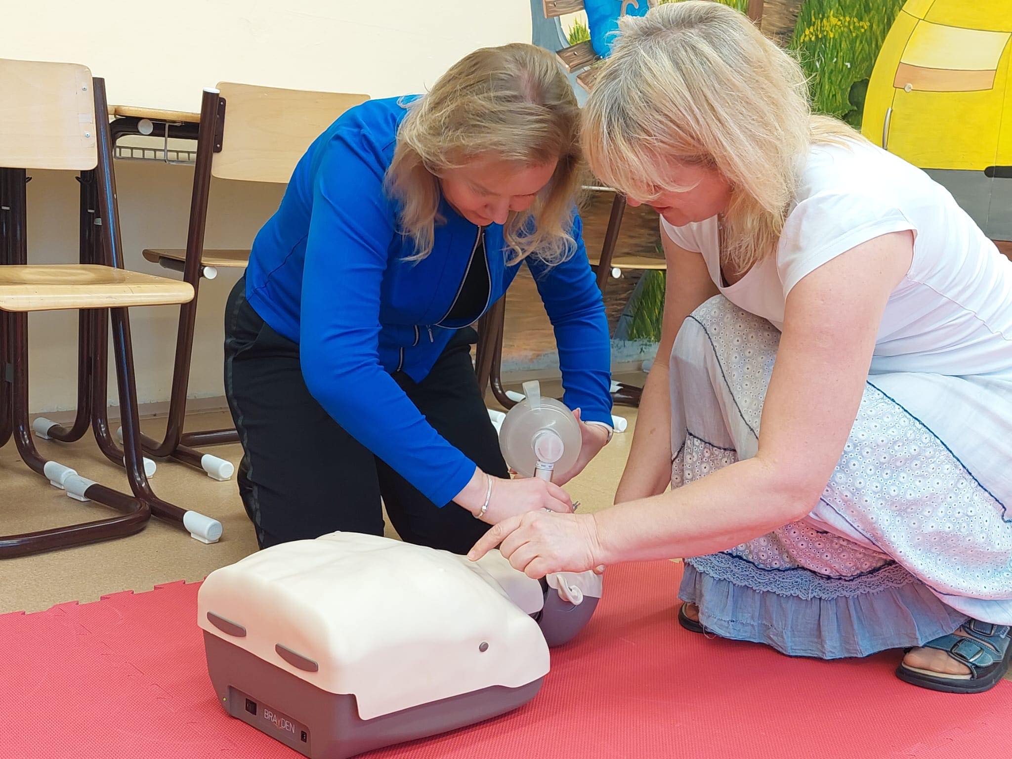 Náměstkyně hejtmana Michaela Matoušková a školení First responder