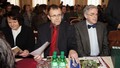 S architektkou Kamilou Matouškovou a památkářem Pavlem Jeriem, významnými  zakladateli sdružení,  spolupracoval Radko Martínek již jako starosta Moravské Třebové. Foto: Karel  Dvořák
