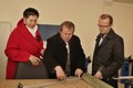Ve vzdělávacím centru Vestec - s ředitelem školy Stanislavem Valáškem