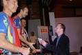 Gratulace hejtmana vítězům kategorie mužů