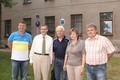 Vedení obce Moravany s hejtmanem Radko Martínkem. Foto: Luboš Kozel