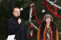 Slovo hejtmana u vánočního stromu