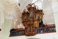 Varhany z roku 1714 zrestauroval  Rudolf Valenta a při slavnosti na ně zahrál profesor Jaroslav Tůma. Foto: Luboš Kozel