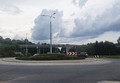 Okružní křižovatka Černá za Bory