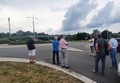 Okružní křižovatka Černá za Bory