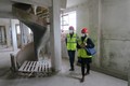 Jeden ze shozů mouky při návštěvě v roce 2021