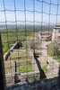 Pohled z jižního paláce na velké hradní nádvoří