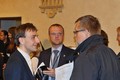 Zleva Lukáš Blažek z Boii, o. s., hejtman Martin Netolický a senátor Radko Martínek