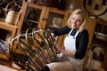 Alena Bukvová, pletení košíků