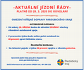 Jízdní řády krajské veřejné dopravy, které začnou platit od soboty 28. března, jsou již k dispozici