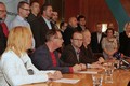 Tiskové konference a podpisu memoranda se zúčastnili také nově zvolení zastupitelé čtyř spolupracujících subjektů