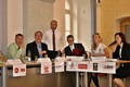 Zleva: Petr Severa, Petr Zadák, Radek Kopal, Pavel Šotola, Monika Pavlíková a Jana Machová. Foto: KONEP