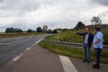 Hejtman Martin Netolický (vlevo) se starostou Koclířova Jiřím Tesařem.