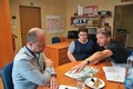 Hejtman Martin Netolický (vlevo) se starostou Strakova Janem Janypkou.