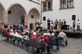 Slavnostní zahájení s dožínkovým věncem. Foto: Luděk Vojtěchovský