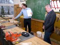Bohuimil Bernášek navštívil ZŠ Jindřicha Pravečka ve Výprachticích.