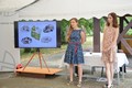 Z veřejného představení - autorky návrhu Kateřina Waldhauser a Eliška Šárová z ateliéru K2N LANDSCAPE.