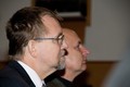 V hledišti usedl také hejtman Radko Martínek a ředitel Luděk Grätz. Foto: Petr Poláček