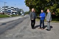 Náměstek hejtmana Michal Kortyš, starosta Lanškrouna Radim Vetchý a radní Bohumil Bernášek.