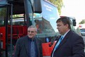 Náměstek hejtmana Jaromír Dušek a generální ředitel společnosti Arriva Jindřich Poláček