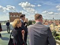 Na střeše Gočárovy galerie