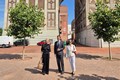 Rakouská velvyslankyně J.E. Dr. Bettina Kirnbauer, velvyslanec Slovinské republiky J. E. Aleš Balut a  ředitelka Rakouského kulturního fóra Dr. Denise Quistorp