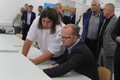 Rekonstruovaná budova a přístavba pro odborné učebny a dílny v Průmyslové střední škole Letohrad.