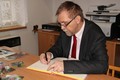 Radko Martínek je prvním hejtmanem, který navštívil obec Pustina, uvedl starosta Jaroslav Salášek. Foto: Luboš Kozel