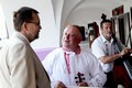 Aby nebylo tolik  slyšet, jak lidem chutná, hrála po celou dobu Hodonská cimbálová muzika. Foto: archiv