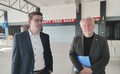 Martin Kupka a Michal Kortyš na pardubickém letišti