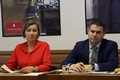 Mistostarostka České Třebové Petra Válková a starosta Zdeněk Řehák
