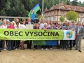 Zrekonstuovaný Náveský rybník obce Vysočina