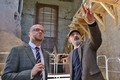 Martin Netolický s kastelánem Milošem Jirouškem