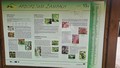 Informační tabule v arboretu