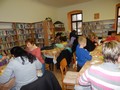Tvořivá dílna v nové knihovně v obci Vysočina