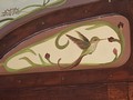 Detail výmalby jídelního vozu