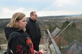 Roman Línek a Veronika Pešinová na vyhlídce starého paláce