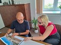 Petra Šimečková a Jaroslav Hetfleiš nad plány
