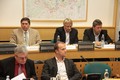 Náměstek Dušek a hejtman Netolický při jednání