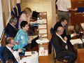 Náměstkyně hejtmana Jana Pernicová hovoří o slučování domovů mládeže ve Vysokém Mýtě. Foto: archiv