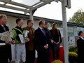 Zleva Zdeněk Luka, Josef Bartoš, ministr dopravy Zdeněk Žák, hejtman Martin Netolický