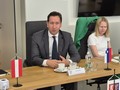 Slovinský velvyslanec J. E. Aleš Balut a jeho zástupkyně paní Maja Jerančič