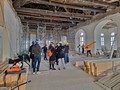 3. nadzemní podlaží v paláci - budoucí reprezentační sál
