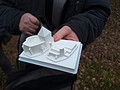 3D model hradu z tiskárny