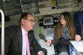 Rozhovor pro Východočeskou televizi, tentokrát v nové sanitce