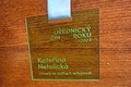 Skleněná plaketa