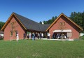 Pohled na horní domek při slavnostním otevření