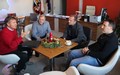 Jednání u hejtmana Martina Netolického, František Stehno vlevo