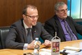 Hejtman Martin Netolický s náměstkem Jaromírem Duškem